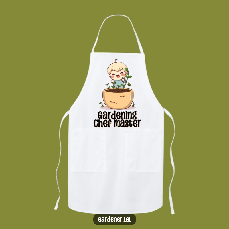 Funny Gardener Apron - Hilarious Kitchen Gear for Plant Enthusiasts
