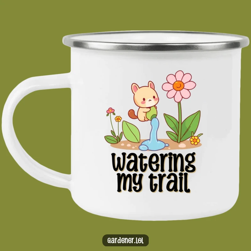 Funny Animal Watering Camping Mug: Grow Your Adventures, a Hilarious Outdoor Gift