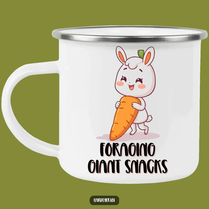 Funny Farmer Camping Mug - Durable & Hilarious Outdoor Gear