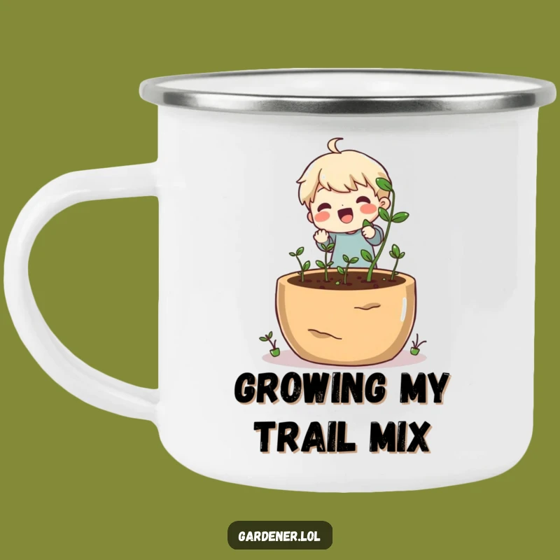 Funny Gardener Camping Mug - Durable & Hilarious Outdoor Gear