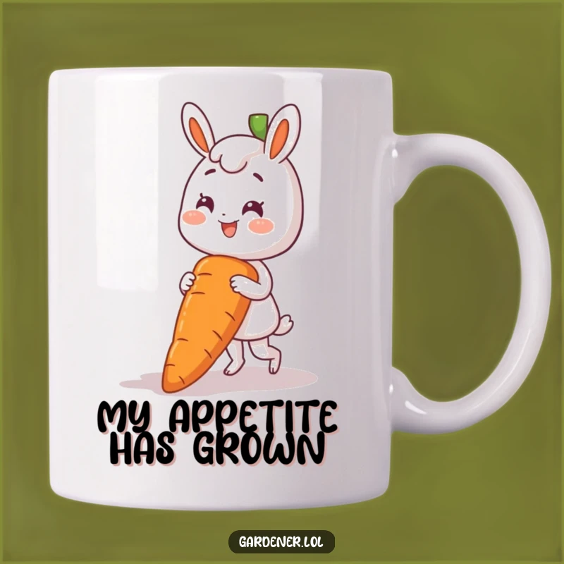Funny Farmer Mug - Giant Carrot Harvest, Hilarious Garden Gift