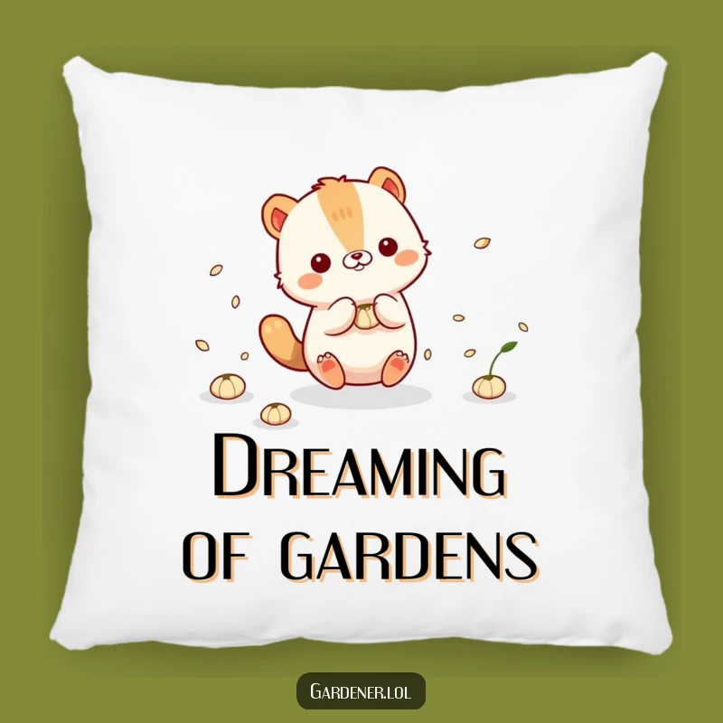 Cozy Funny Animal Seeds Pillow: Cute Character's Playful Comfort!