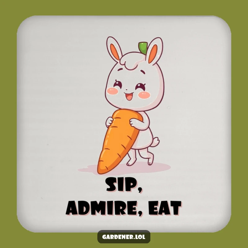 Funny Farmer Coaster - Protect Surfaces with Hilarious Garden Art