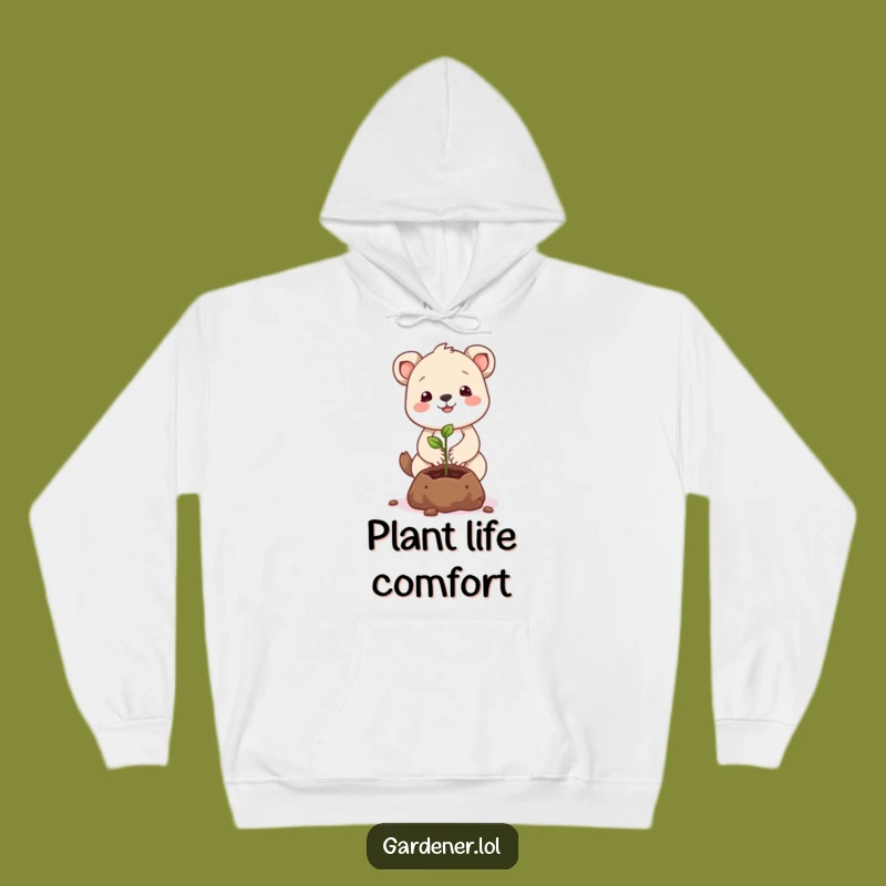 Cozy Funny Planting Animal Hoodie: Stay Warm While Nurturing Laughter