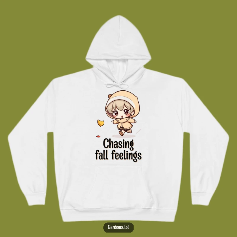Funny Autumn Hoodie: Stay Warm While Chasing Leaves with This Hilarious Gift