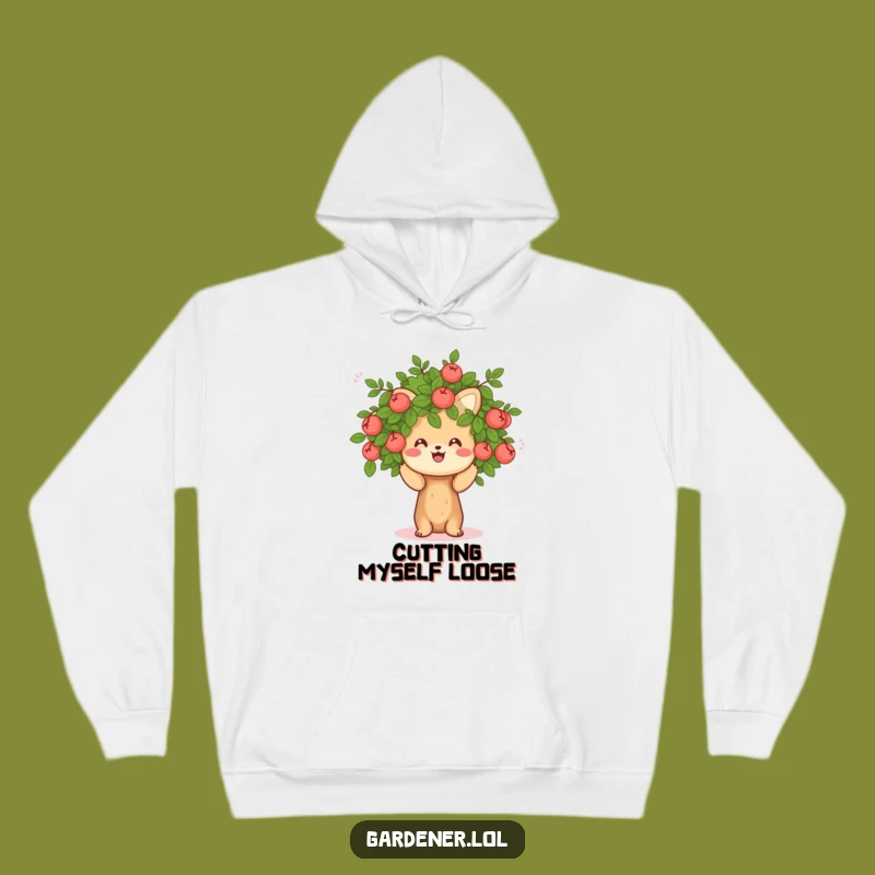 Funny Pruning Animal Hoodie: Cozy Gardener Character Gift