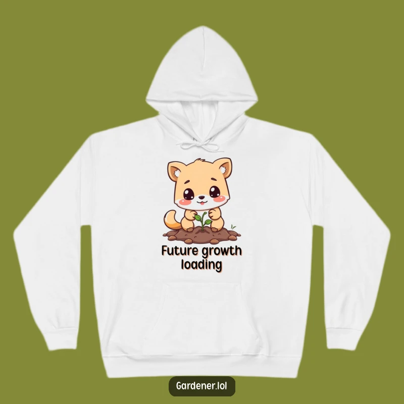 Cozy Funny Gardener Hoodie: Determined Animal Plants Seed, The Ultimate Funny Gift