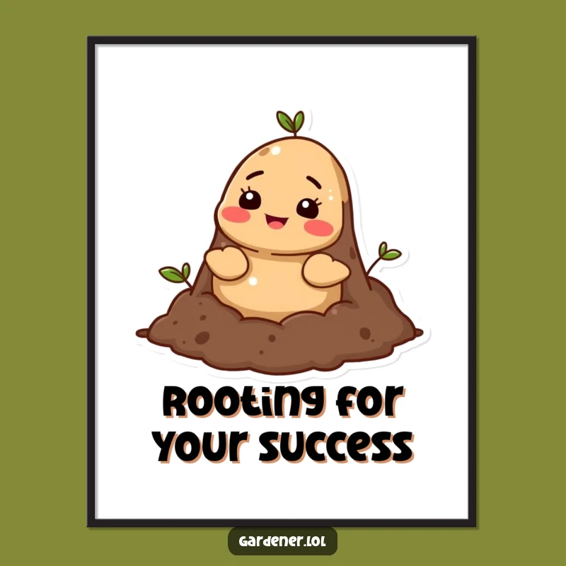 Free Printable Wall Art: Cheerful Mole Pop Up Hilarious Downloadable Art Gift!