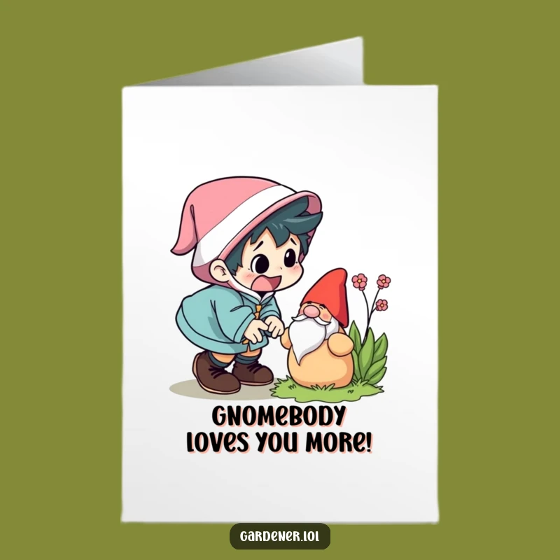 Free Printable Birthday Card: Funny Gnome Tripping Character for Hilarious DIY Gift