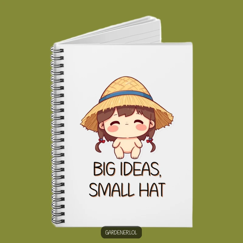 Funny Big Hat Notebook: Jot Down Ideas with Quirky Flair