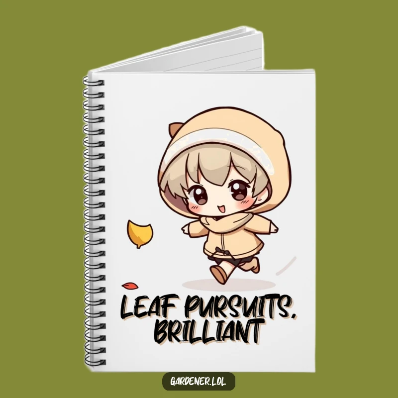 Funny Autumn Notebook: Jot Down Fall Ideas with This Hilarious Leaf Chaser Journal