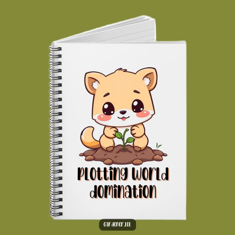 Funny Gardener's Journal: Animal Character Plants Seed, Great Funny Gift Notebook