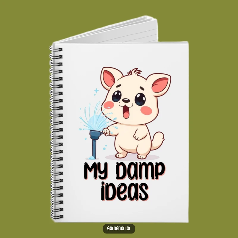 Funny Sprinkler Surprise Notebook: Jot Down Your Wet Ideas, A Witty Funny Gift!
