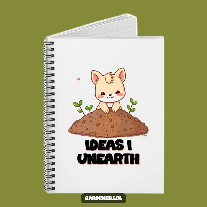 Funny Animal Digging Notebook: Plan Your Projects with Hilarious Depth, Great Gift