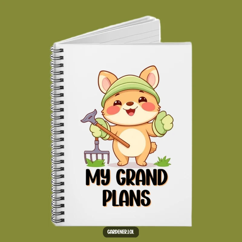 Funny Gardening Animal Notebook: Plan Your Perfect Garden - Creative Funny Gift