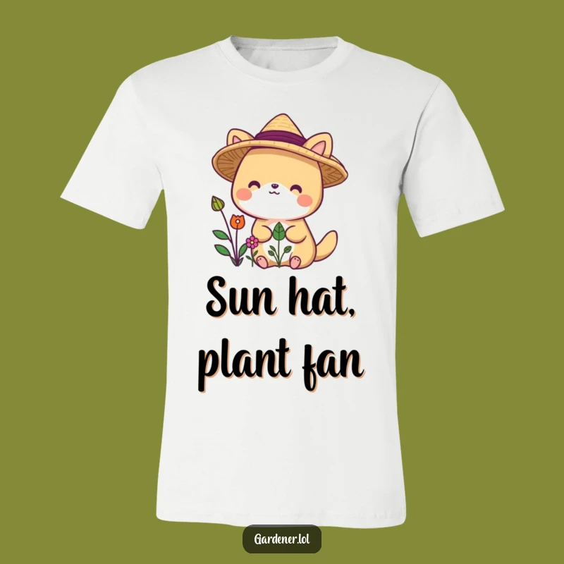 Funny Garden Hat Animal T-Shirt: Wear Your Delight in Nature with Humor