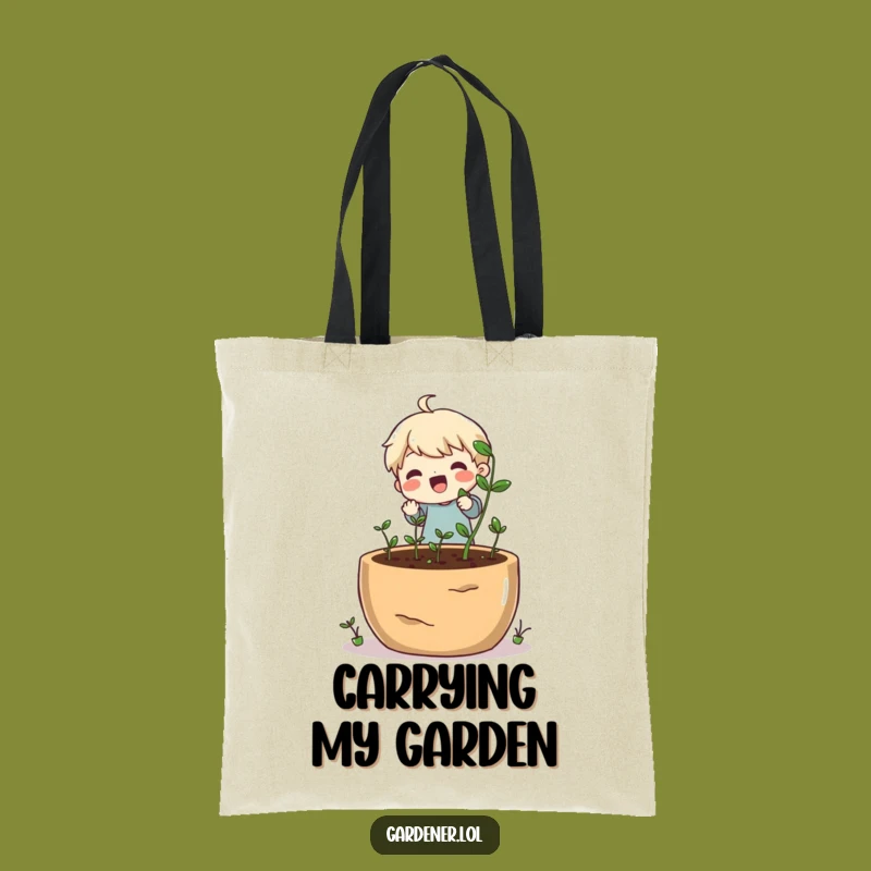 Funny Gardener Tote Bag - Stylish & Hilarious for Plant Enthusiasts