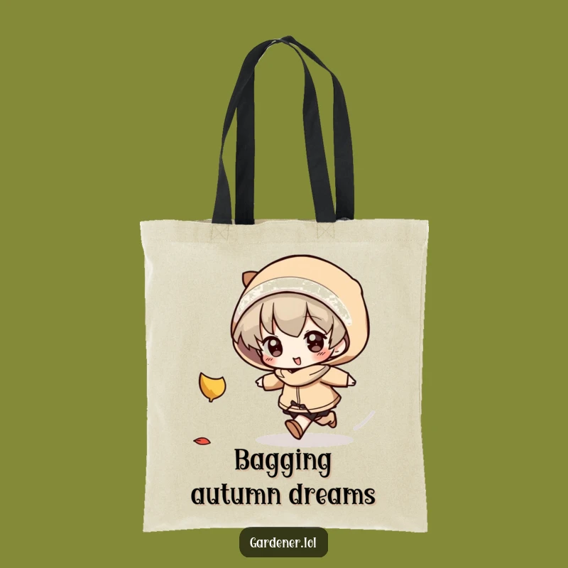 Funny Leaf Chaser Tote Bag: Carry Your Fall Finds with This Hilarious Autumn Gift